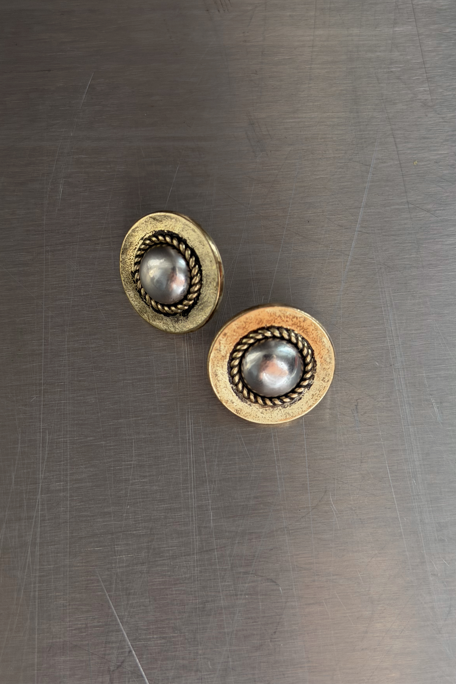 Deloris Silver Circle Earrings