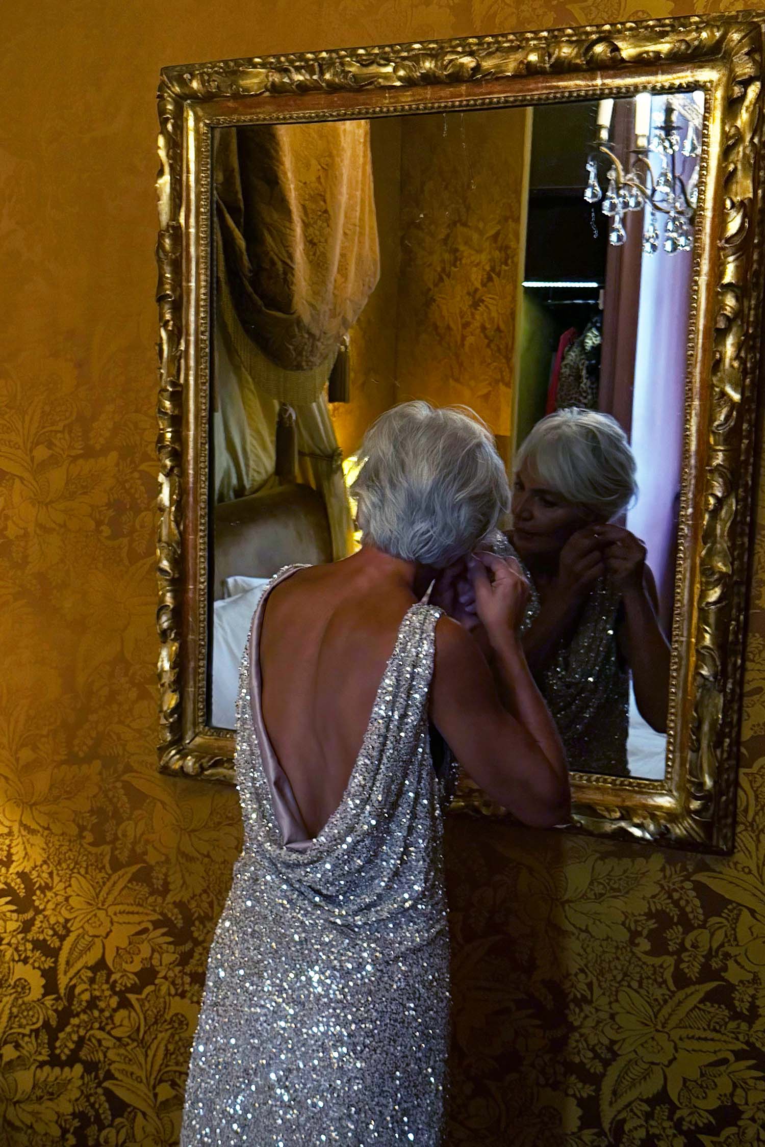 Silver Sequin Sophie Dress