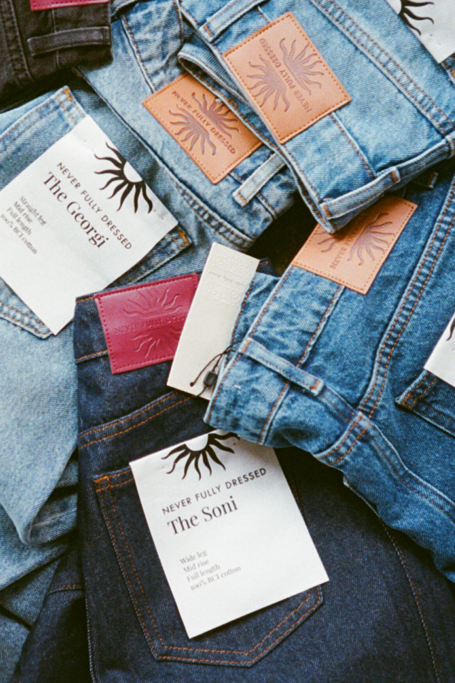 Vintage Blue Georgi Straight Jeans Petite