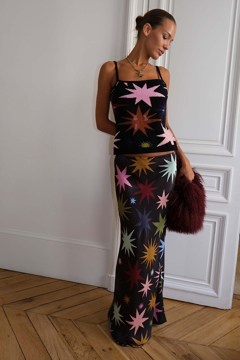 Model is 5ft5” and is wearing UK size 8