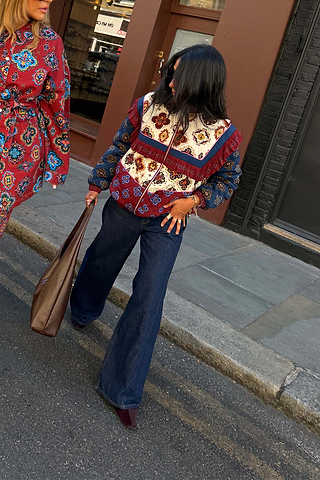 Red Tile Quilted Jacket