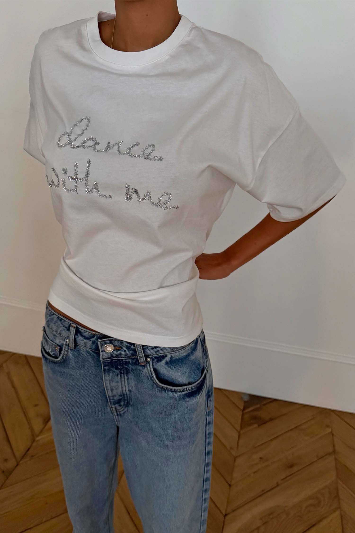 White 'Dance With Me' T-Shirt