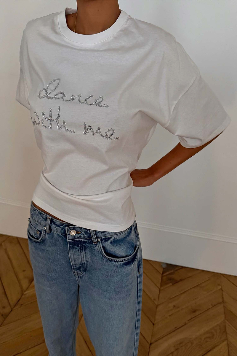 White 'Dance With Me' T-Shirt