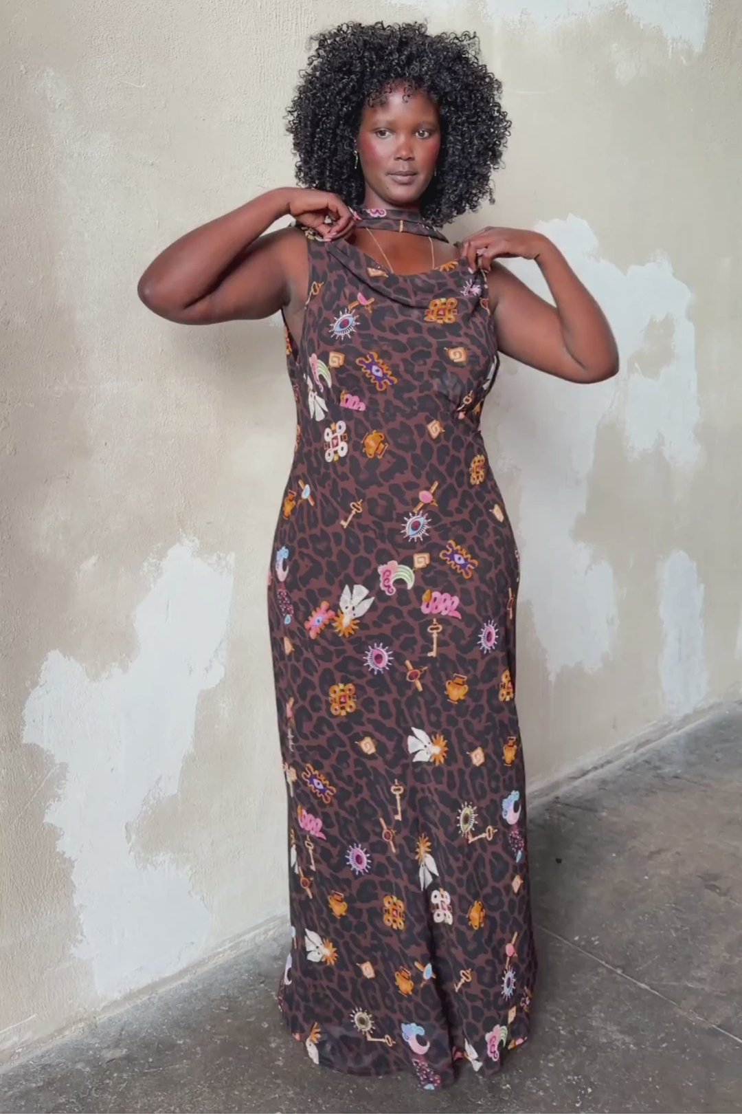 Leopard Charms Sophie Dress