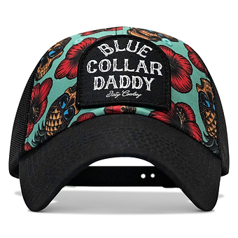 Blue Collar Daddy Patch Tactical Ripstop Mesh Snapback Hat