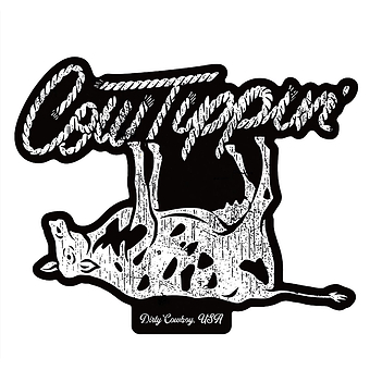 Cow Tippin' Ranch Decal