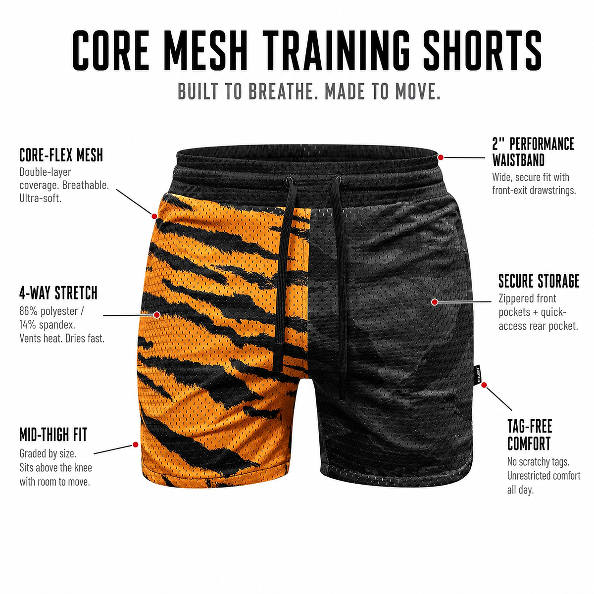 CoreTech Training Short Sizing