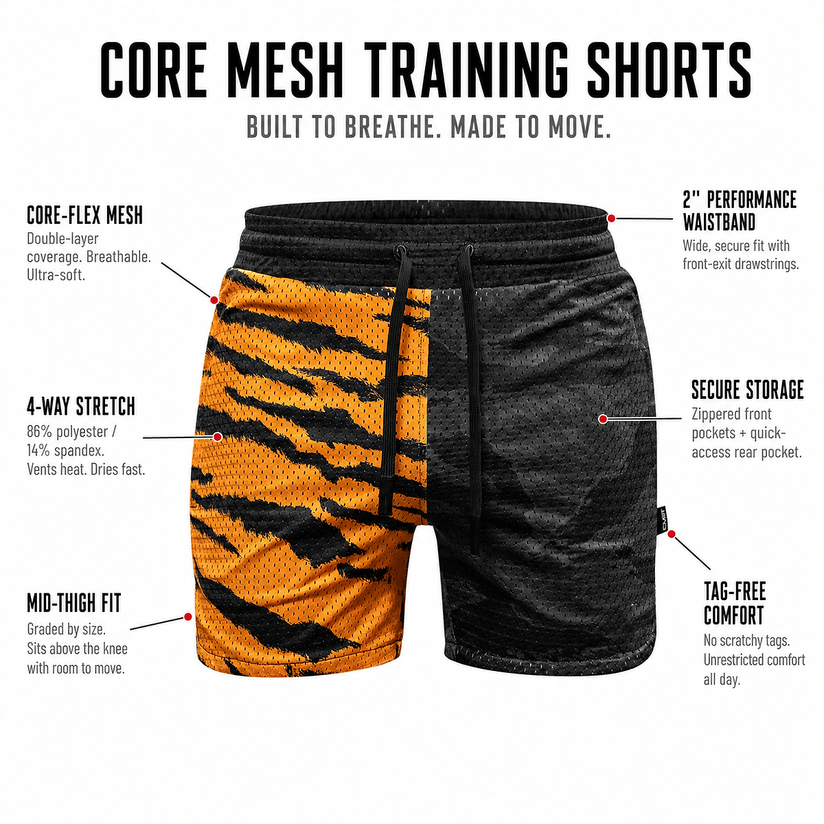 CoreTech Training Short Sizing
