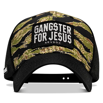 Gangster For Jesus Patch Original Ripstop Snapback Hat