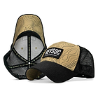 BLACK / TAN TOPOGRAPHY