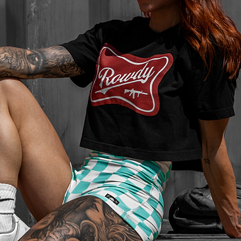 Women's Rowdy Heavyweight Crop Tee