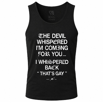 The Devil Whispered Men's Tank Top