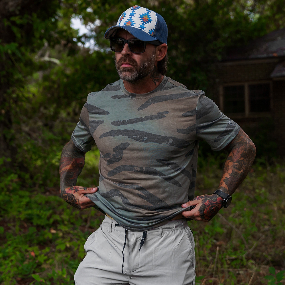 Men's Outdoor UPF40 Performance T-Shirt - Combat Iron Apparel Co.