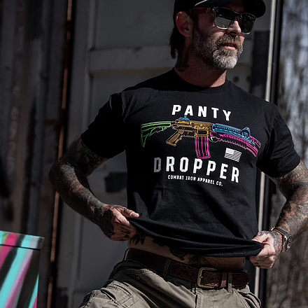 Neon Panty Dropper Men's T-Shirt - Combat Iron Apparel Co.