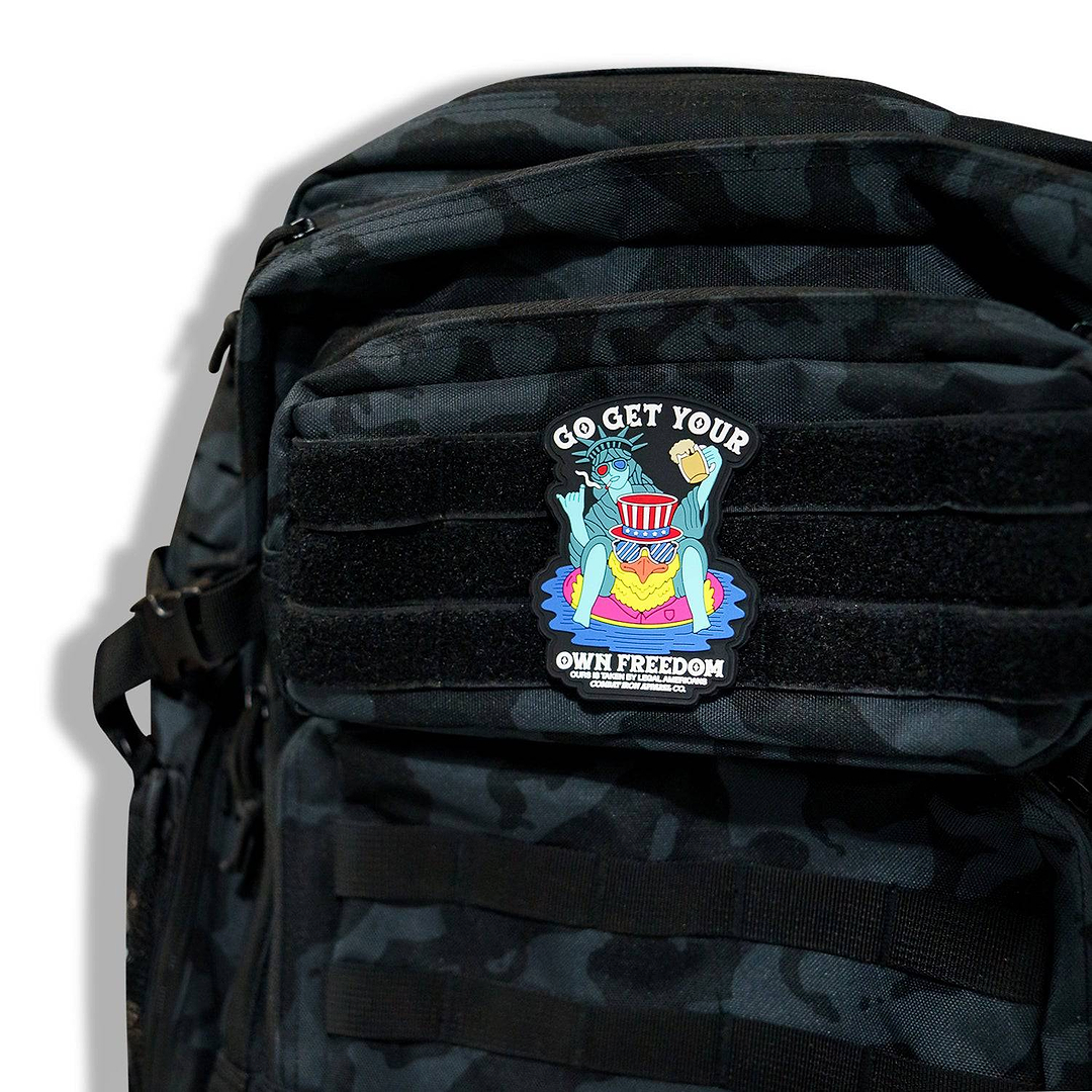 Go Get Your Own Freedom PVC Patch - Combat Iron Apparel Co.