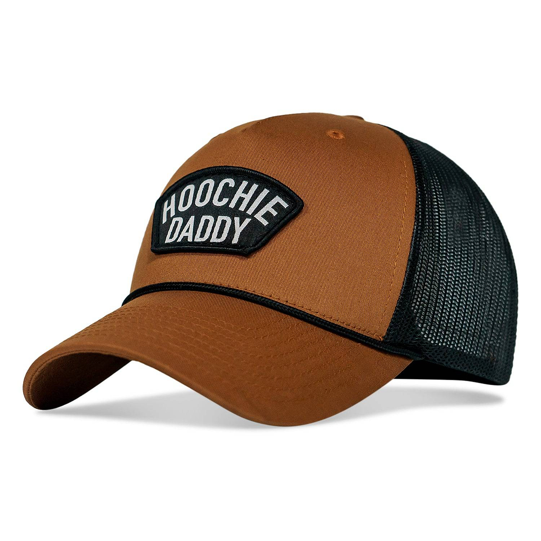 Hoochie Daddy Arched Patch Rope Snapback Hat - Combat Iron Apparel Co.