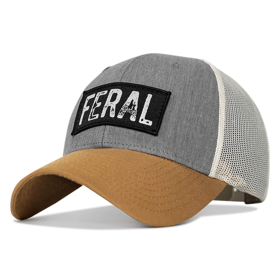 Feral Vintaged Patch Snapback Hat - Combat Iron Apparel Co.