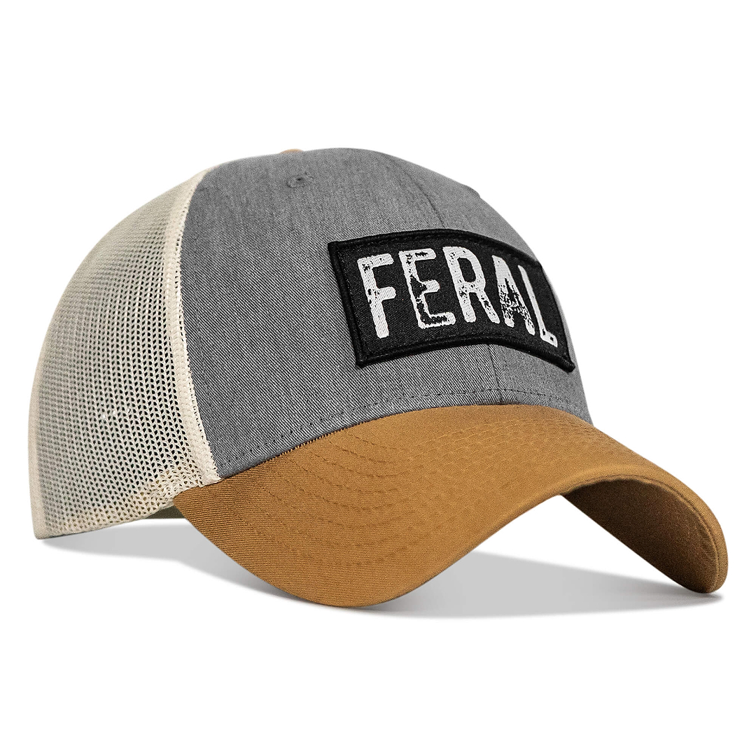 Feral Vintaged Patch Snapback Hat - Combat Iron Apparel Co.
