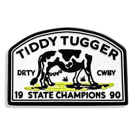 State Champions Tiddy Tugger PVC Velcro Patch - DIRTY COWBOY MFG