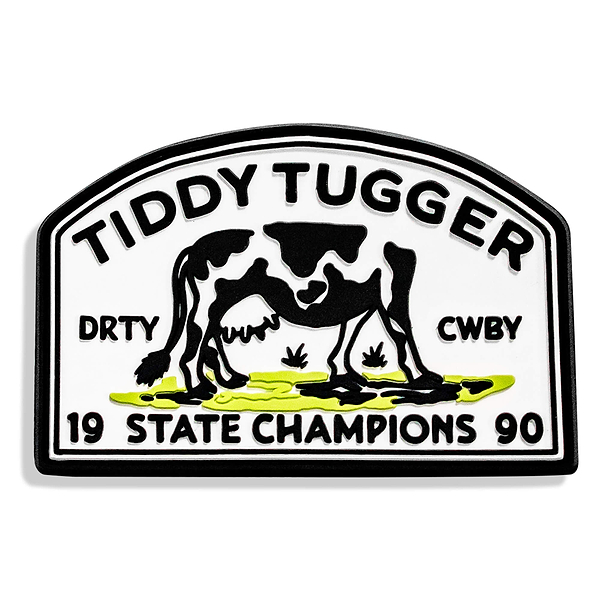 State Champions Tiddy Tugger PVC Velcro Patch - DIRTY COWBOY MFG