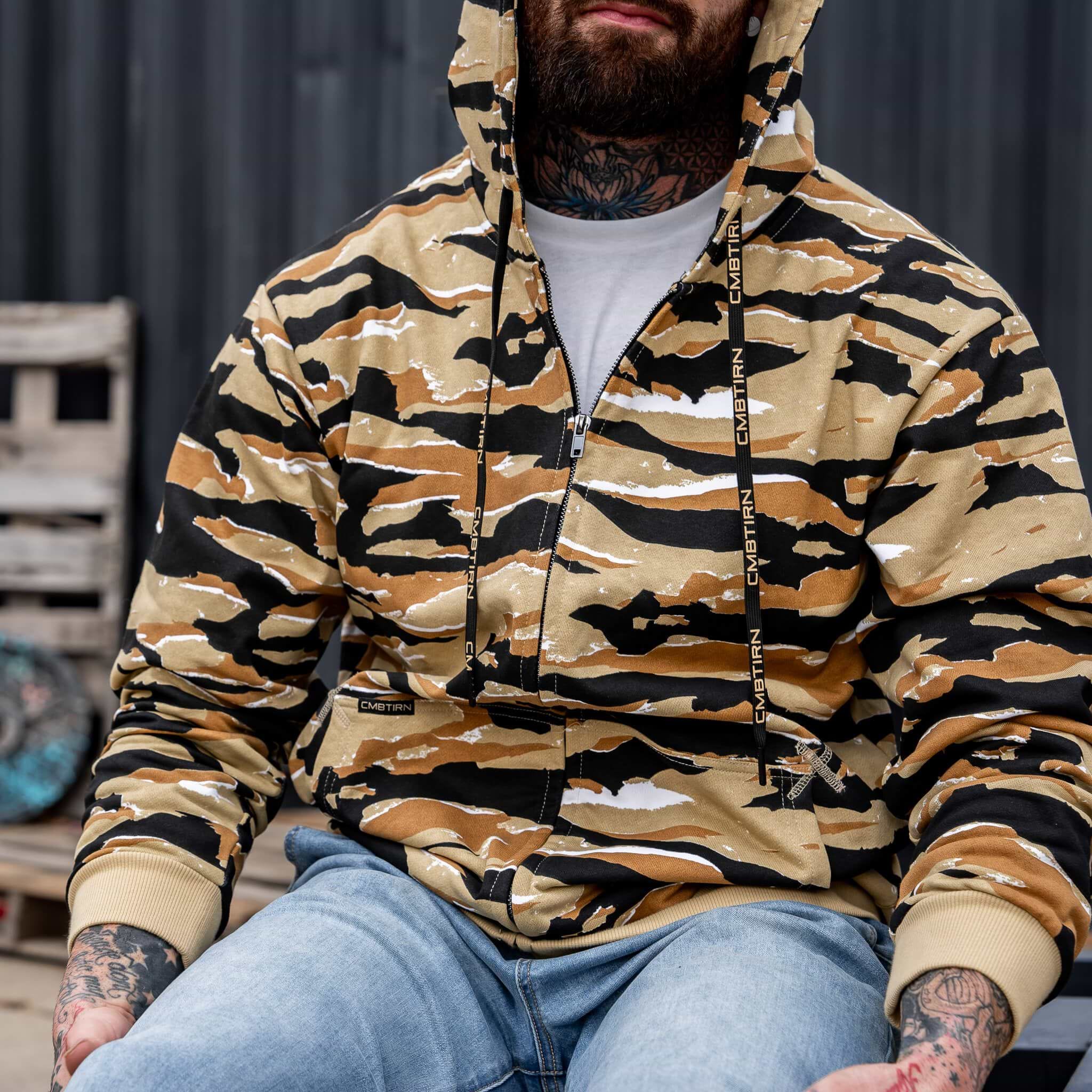 Men's Zip-Up Camo Edition Hoodie | Combat Iron Apparel Co.