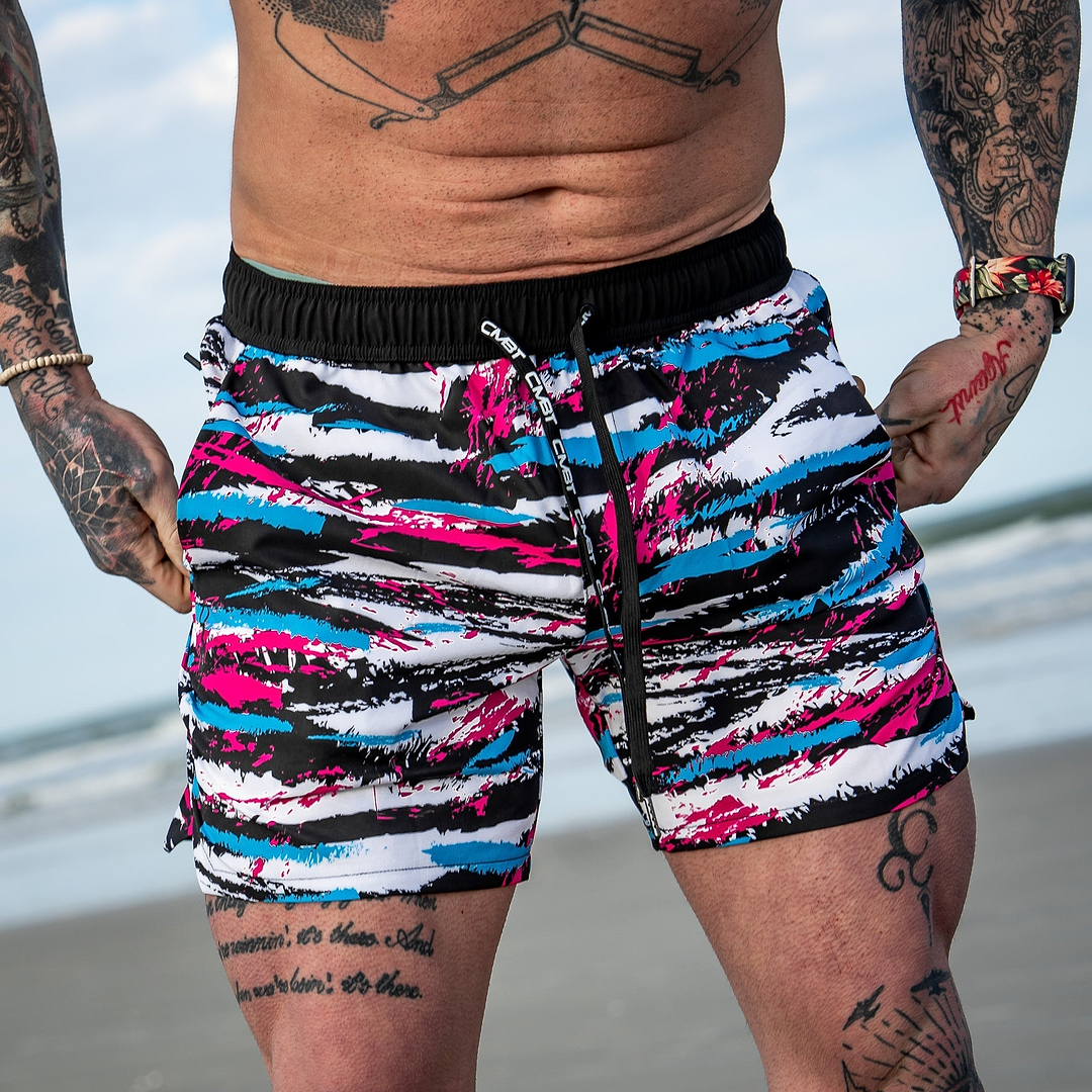Men's Hybrid Athletic Shorts | 5.5" Inseam - Combat Iron Apparel Co.