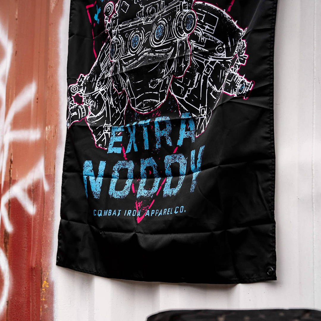 Known To Be Extra Noddy 3' X 4' Wall Flag - Combat Iron Apparel Co.
