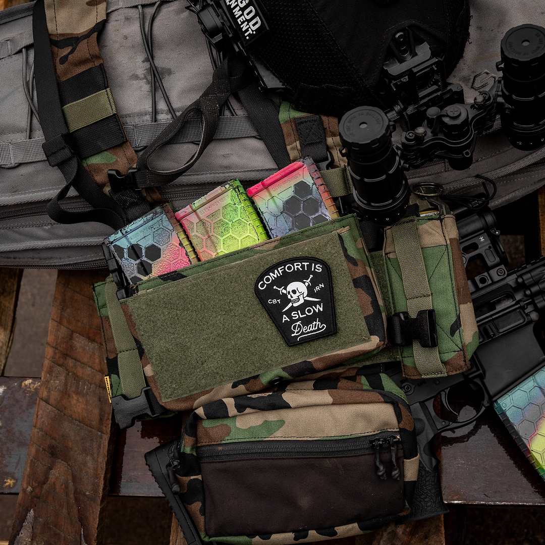 Comfort Is a Slow Death Large Velcro Patch