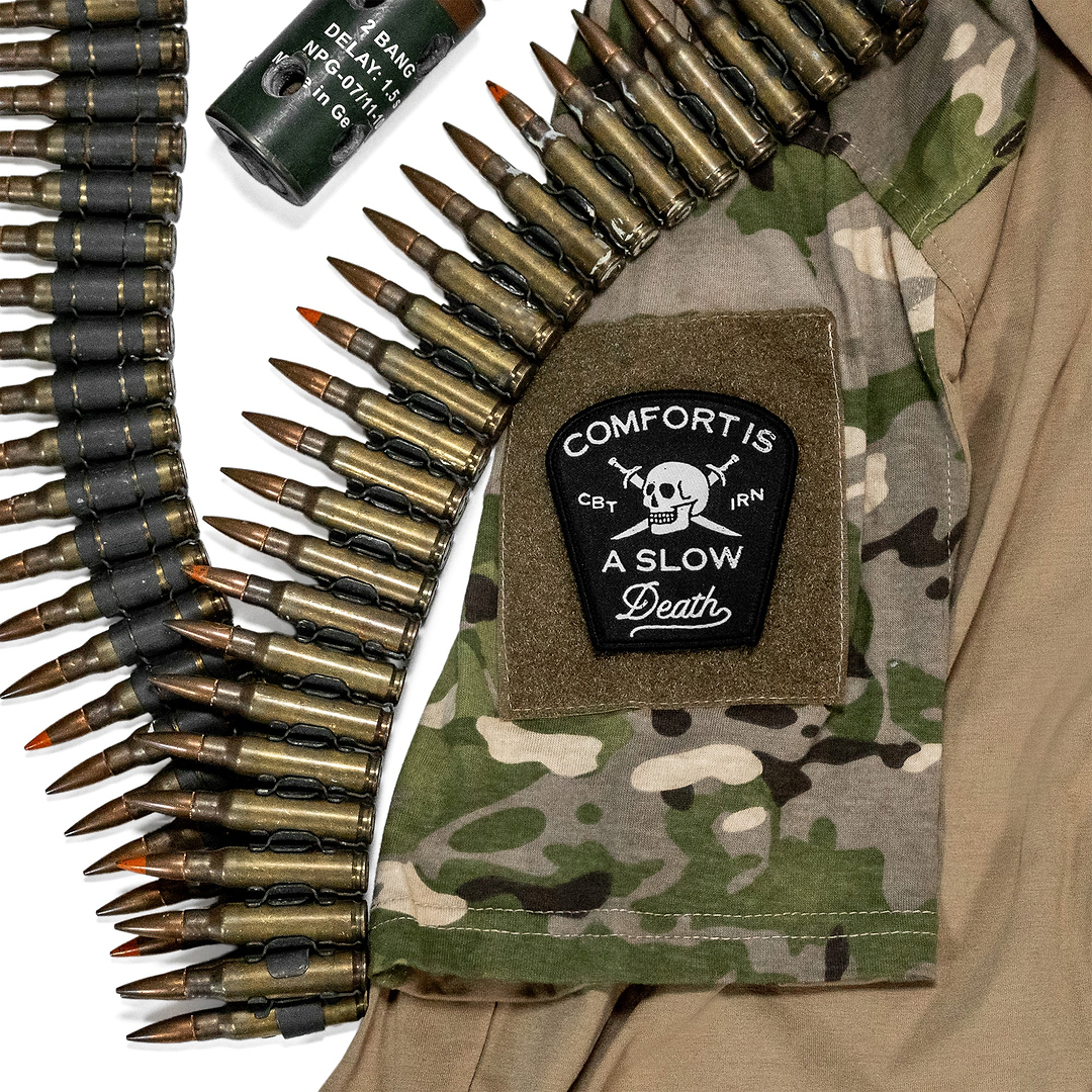 Comfort Is a Slow Death Large Velcro Patch