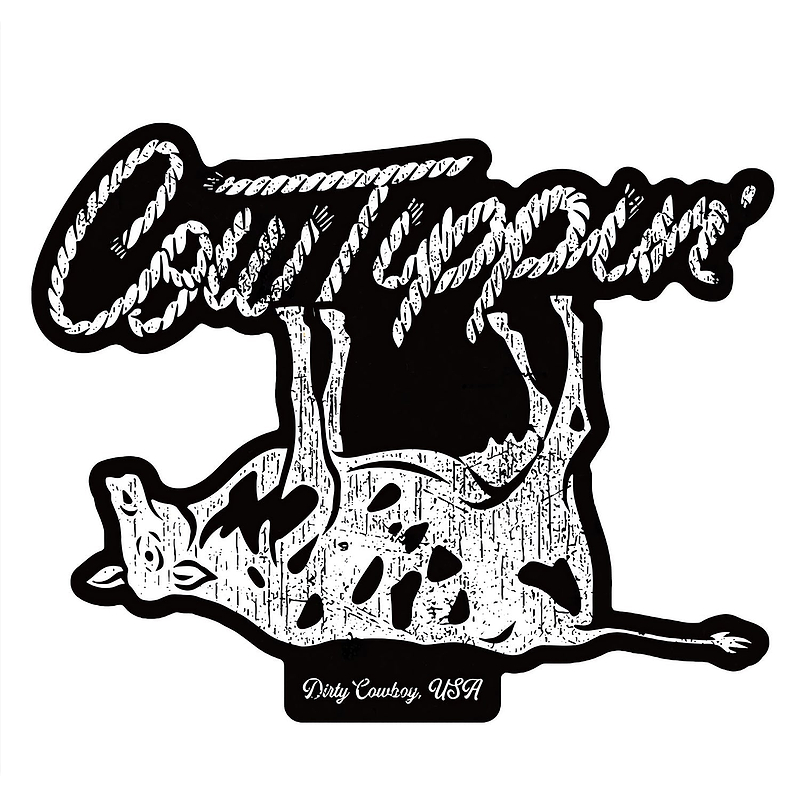 Cow Tippin' Ranch Decal