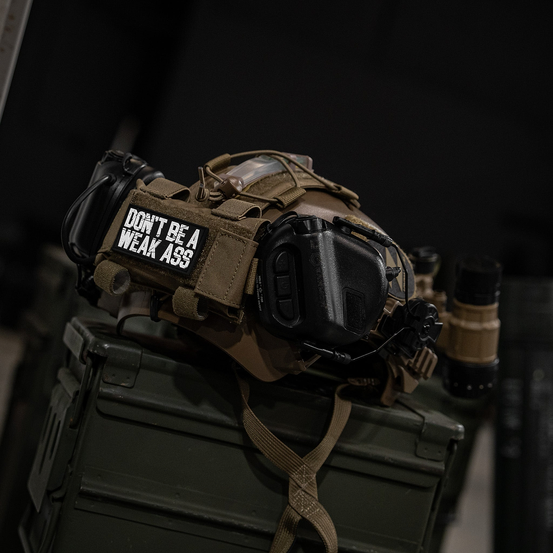 Don't Be A Weak Ass PVC Patch - Combat Iron Apparel Co.
