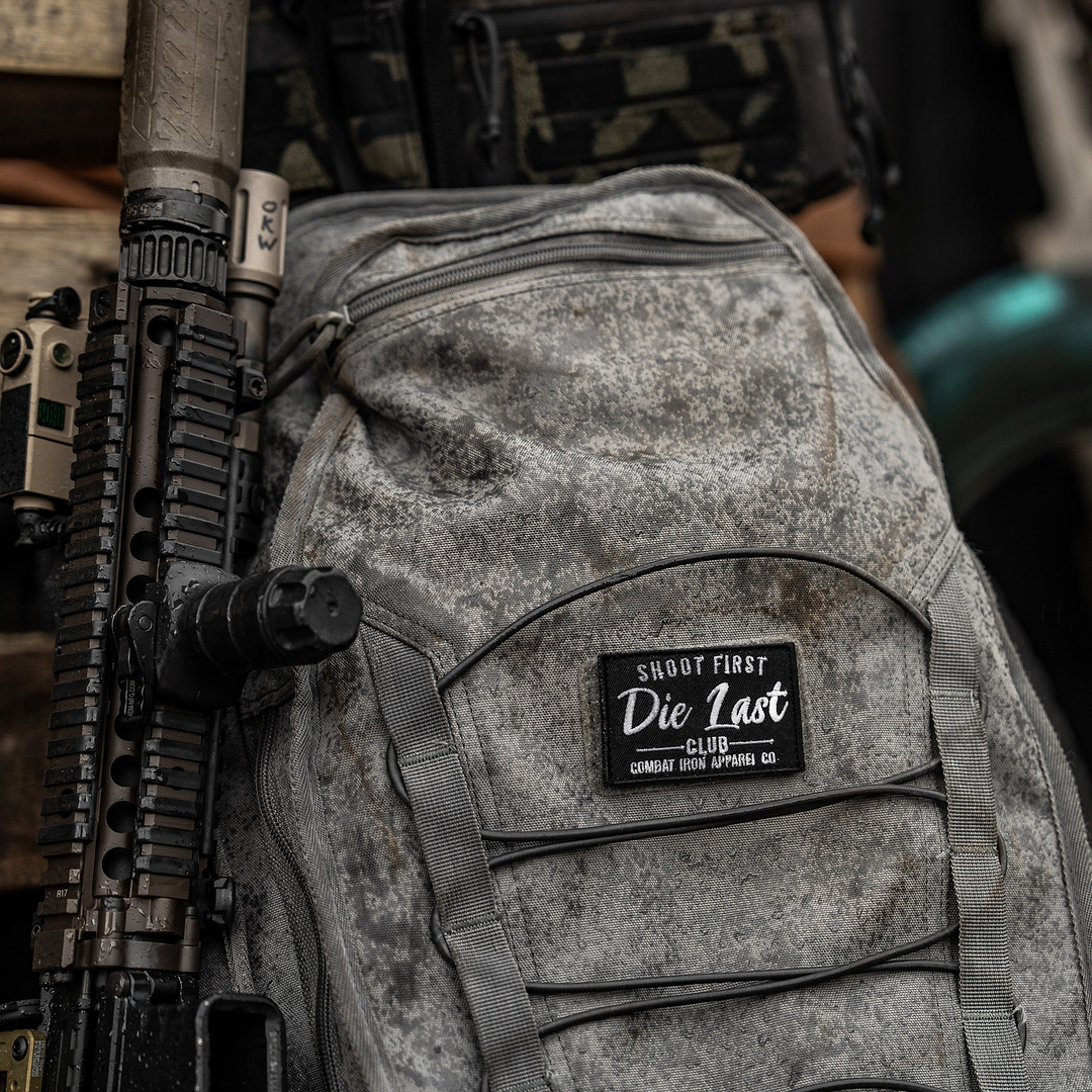 Shoot First. Die Last Club Velcro Patch