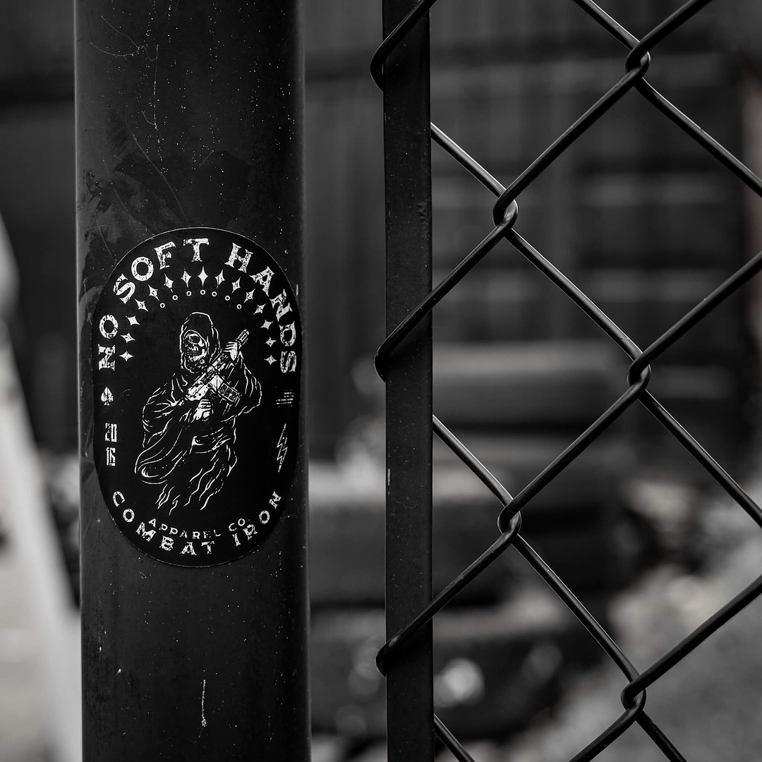 No Soft Hands Reaper Decal - Combat Iron Apparel Co.