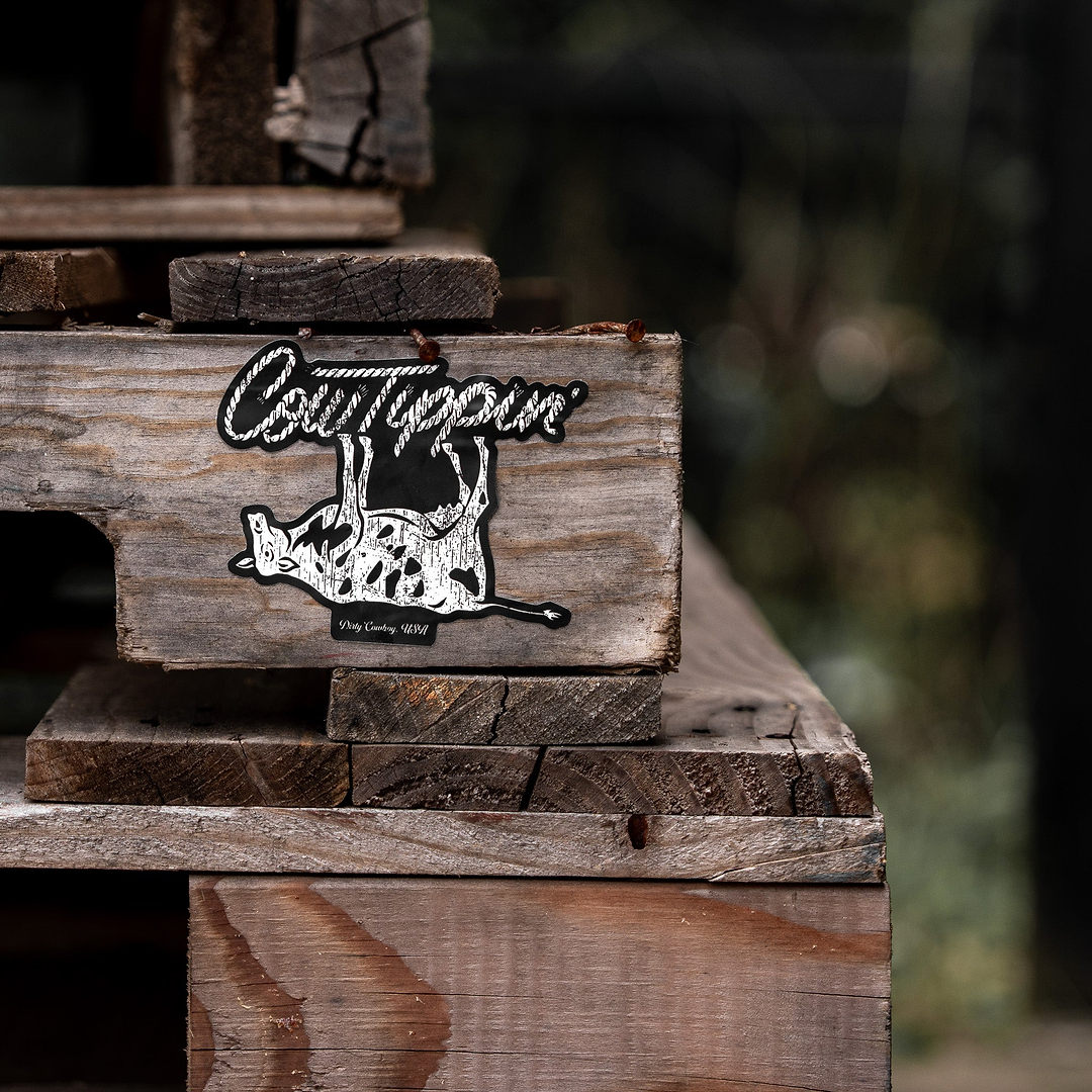 Cow Tippin' Ranch Decal