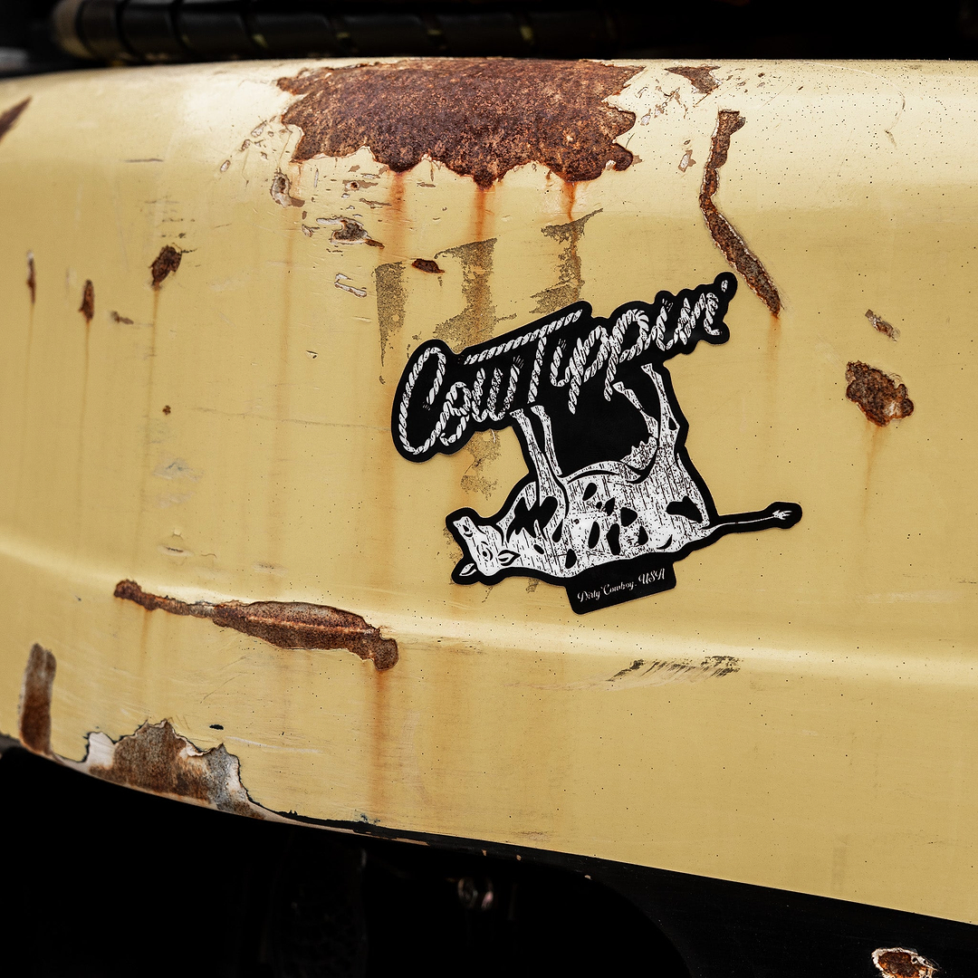 Cow Tippin' Ranch Decal