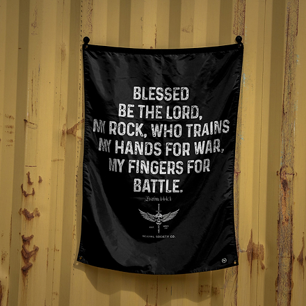 Psalm 144:1 Revsoc 3' x 5' Flag