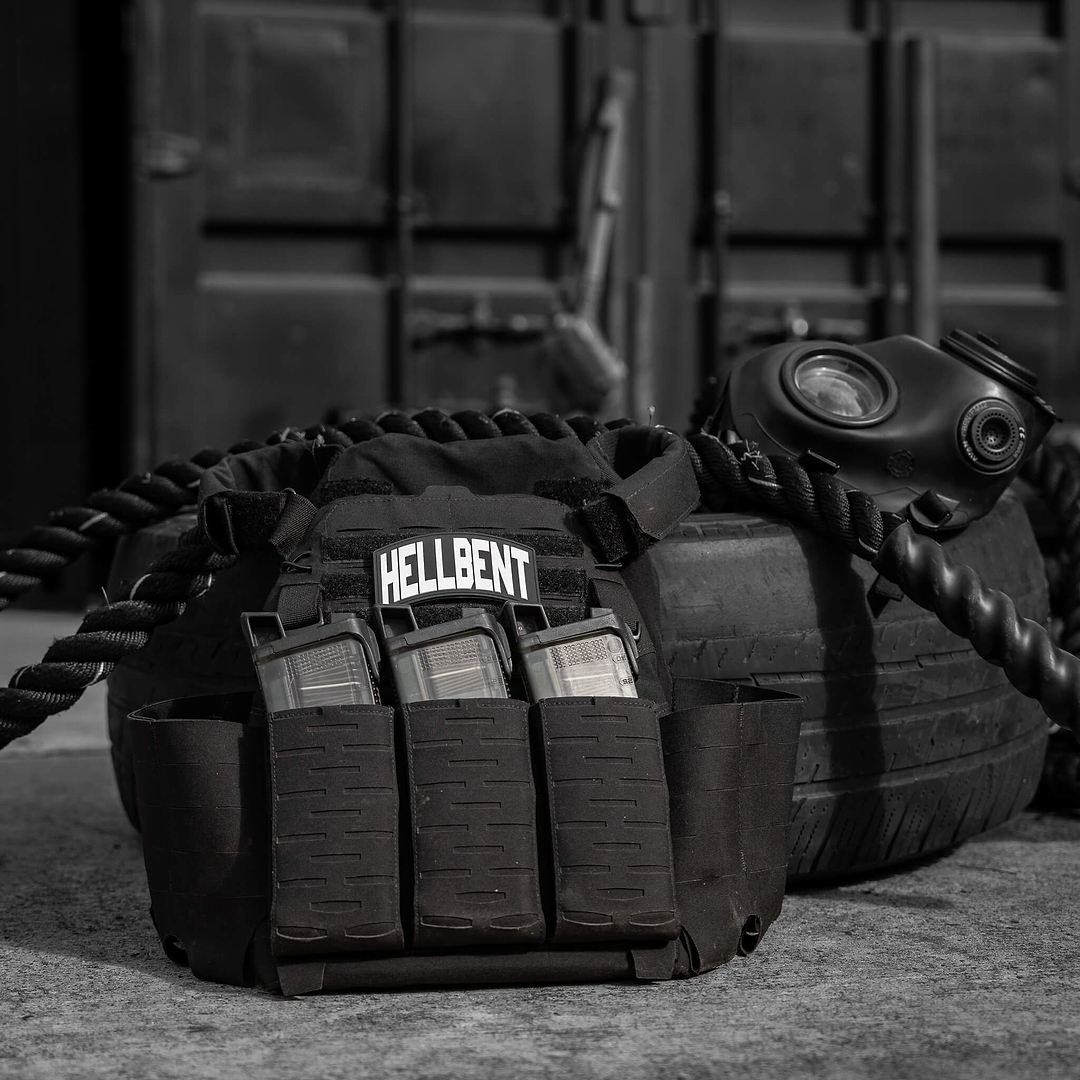 Hellbent PVC Velcro Patch - Combat Iron Apparel Co. 