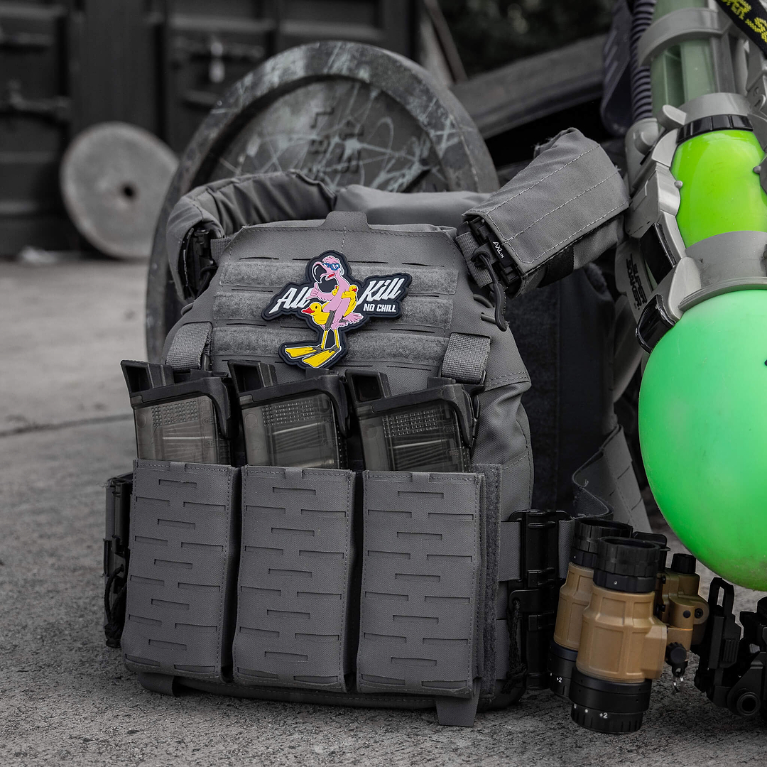 All Kill, No Chill PVC Patch - Combat Iron Apparel Co.