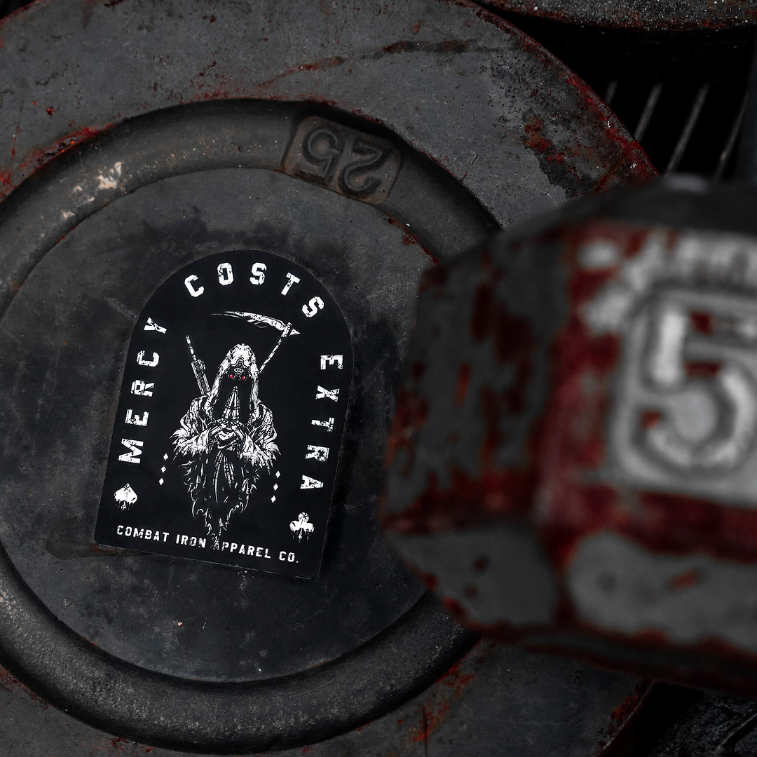 Mercy Costs Extra Decal - Combat Iron Apparel Co.