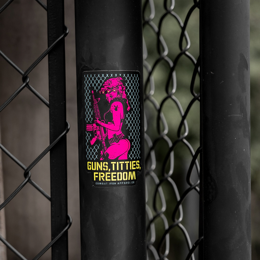 Guns, Titties & Freedom Decal