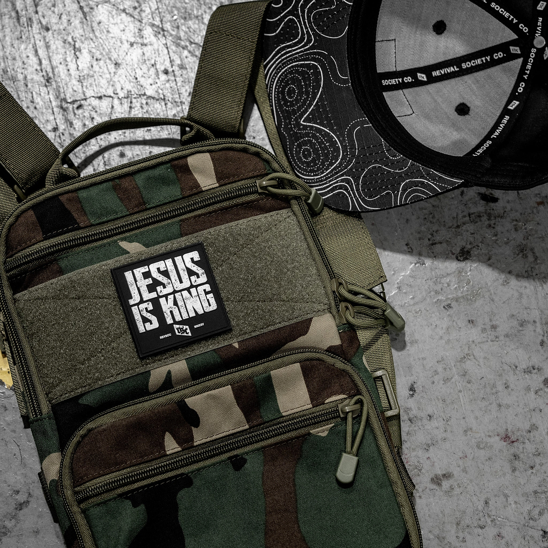 Jesus Is King PVC Patch