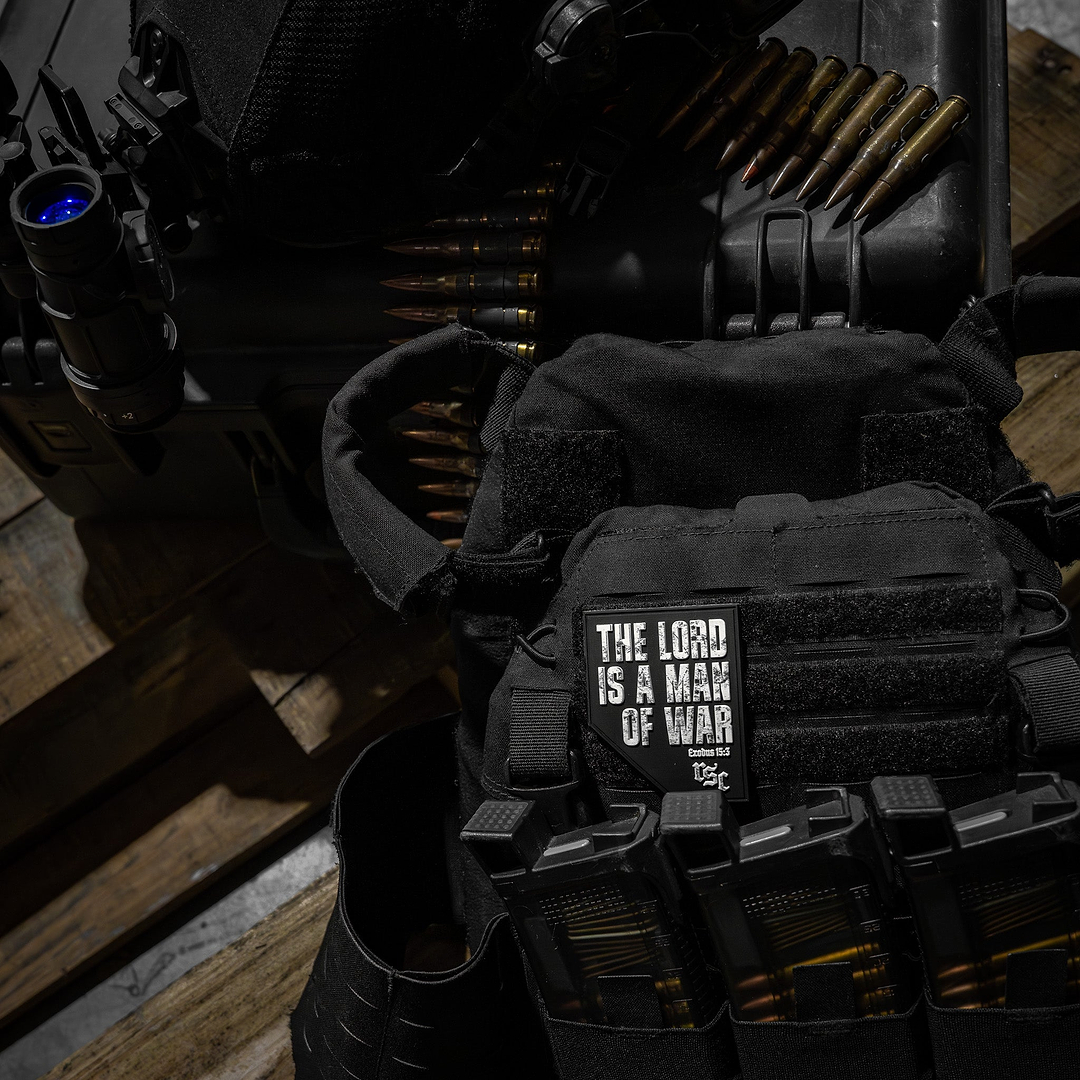 The Lord Is A Man Of War PVC Patch