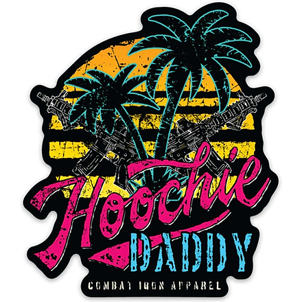 Hoochie Daddy Sunset Decal - Combat Iron Apparel Co.
