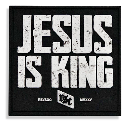 Jesus Is King PVC Patch