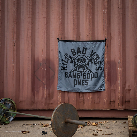 Kill Bad Vibes 3'x3' Flag