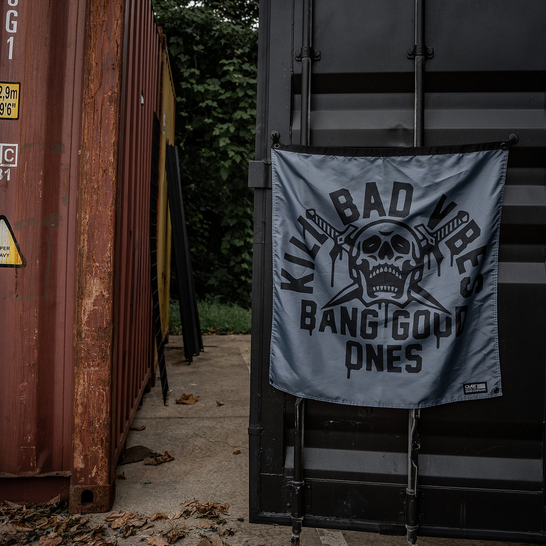 Kill Bad Vibes 3'x3' Flag