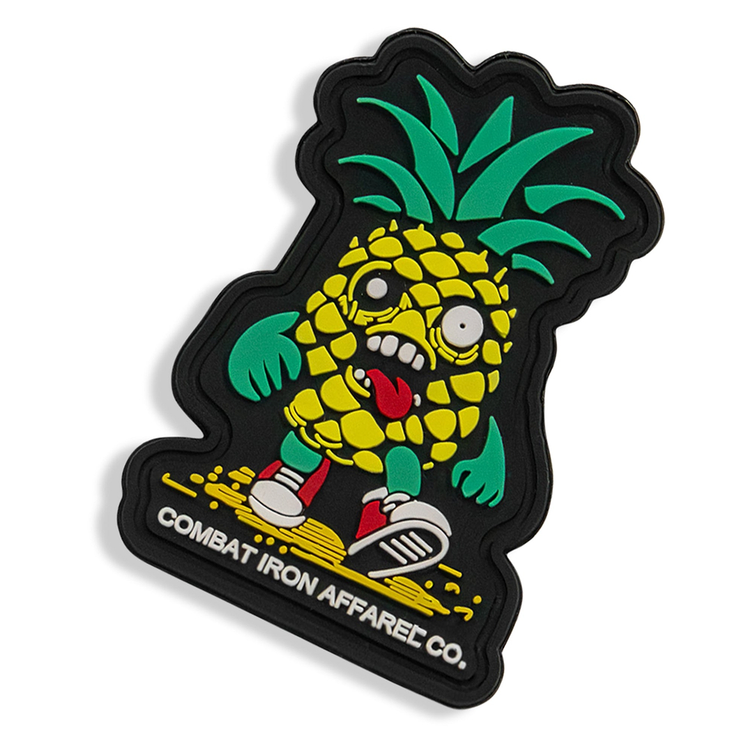 Kill Bad Vibes Pineapple Man PVC Patch