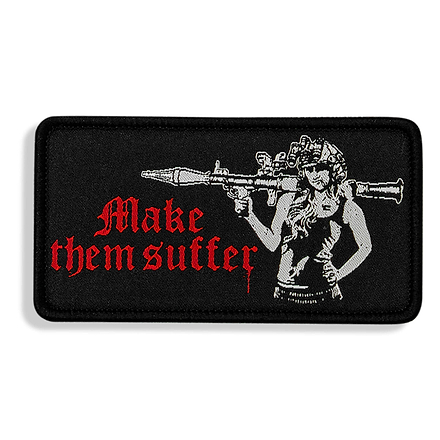 Make Them Suffer Embroidered Velcro Patch - Combat Iron Apparel Co.