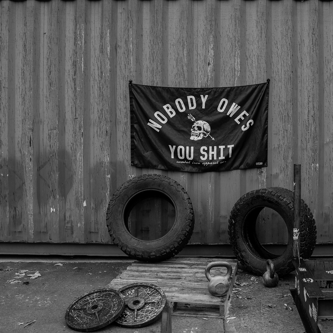 Nobody Owes You Sht 3' x 5' Flag
