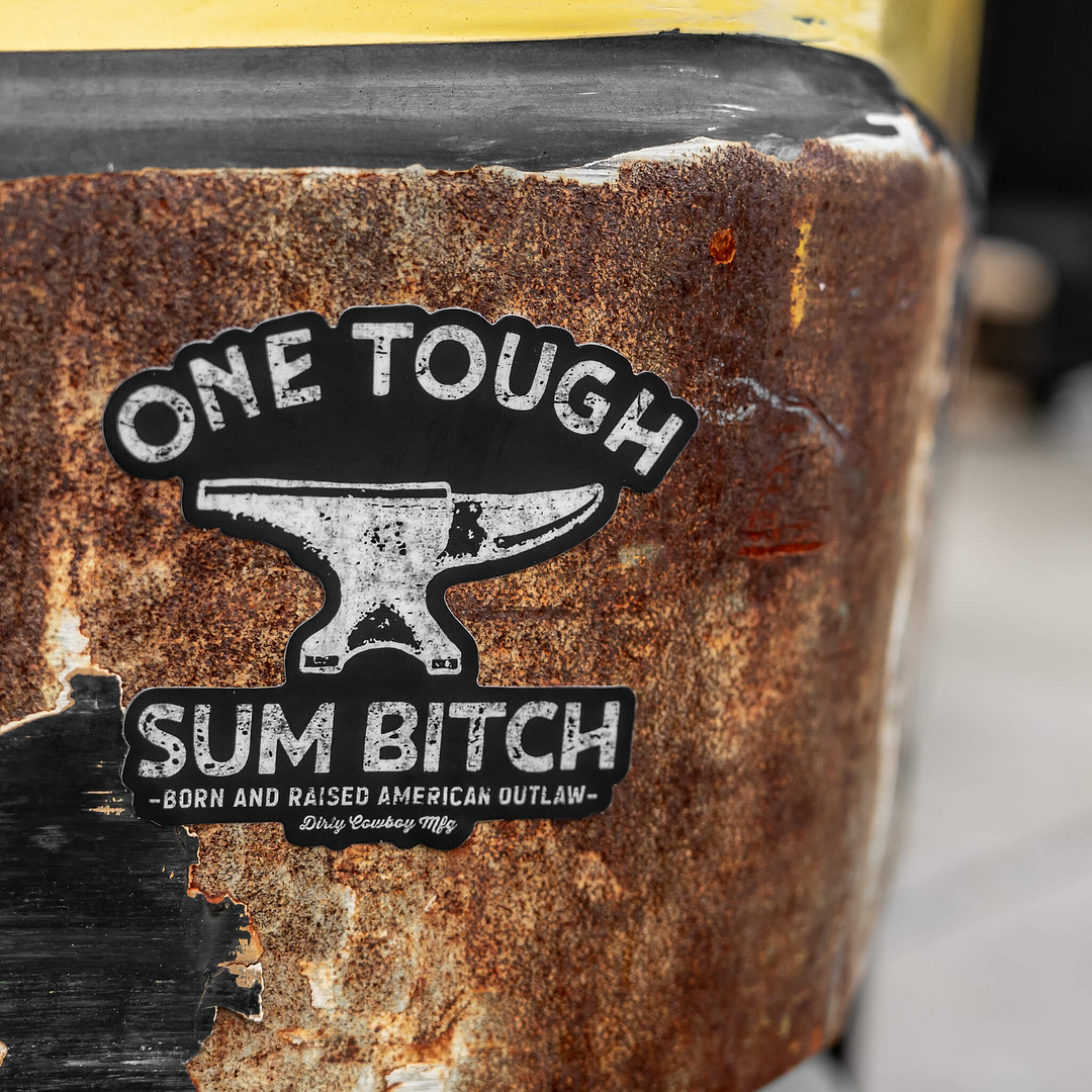 One Tough Sum Bitch Decal - Combat Iron Apparel Co.